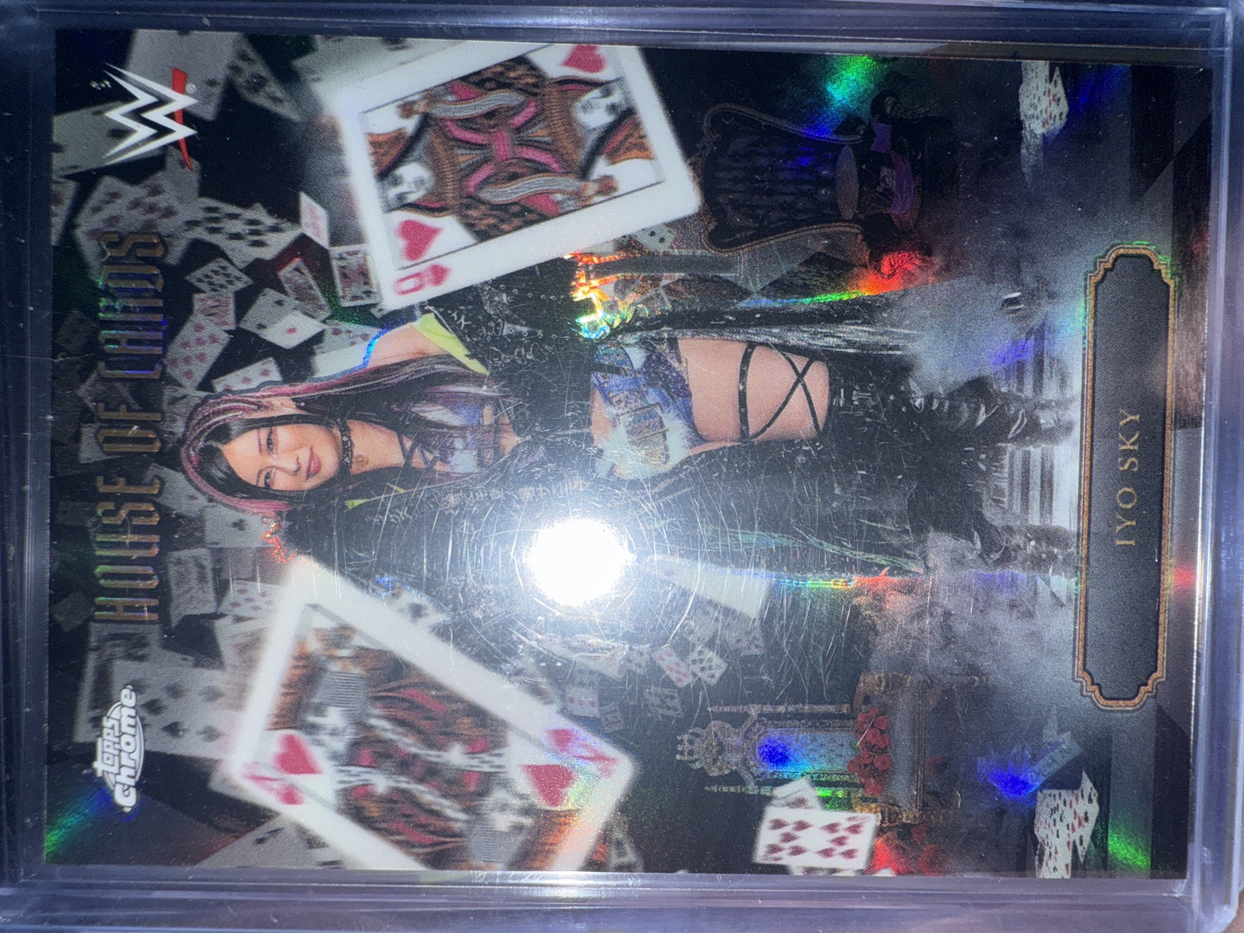 2026 Topps Chrome WWE House of Cards Iyo Sky HOC-18