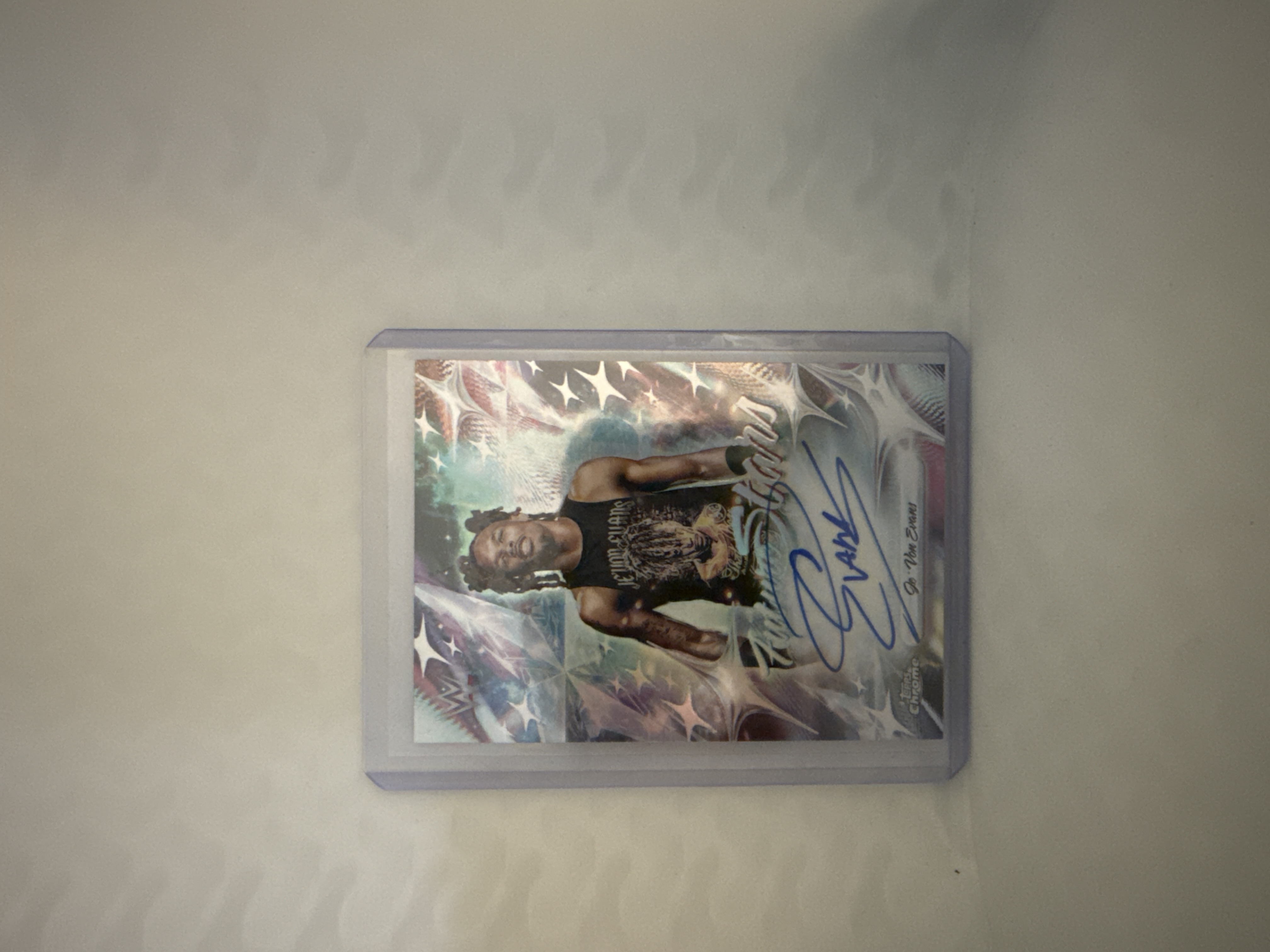 2026 Topps Chrome WWE Je Von Evans Future Stars Autograph