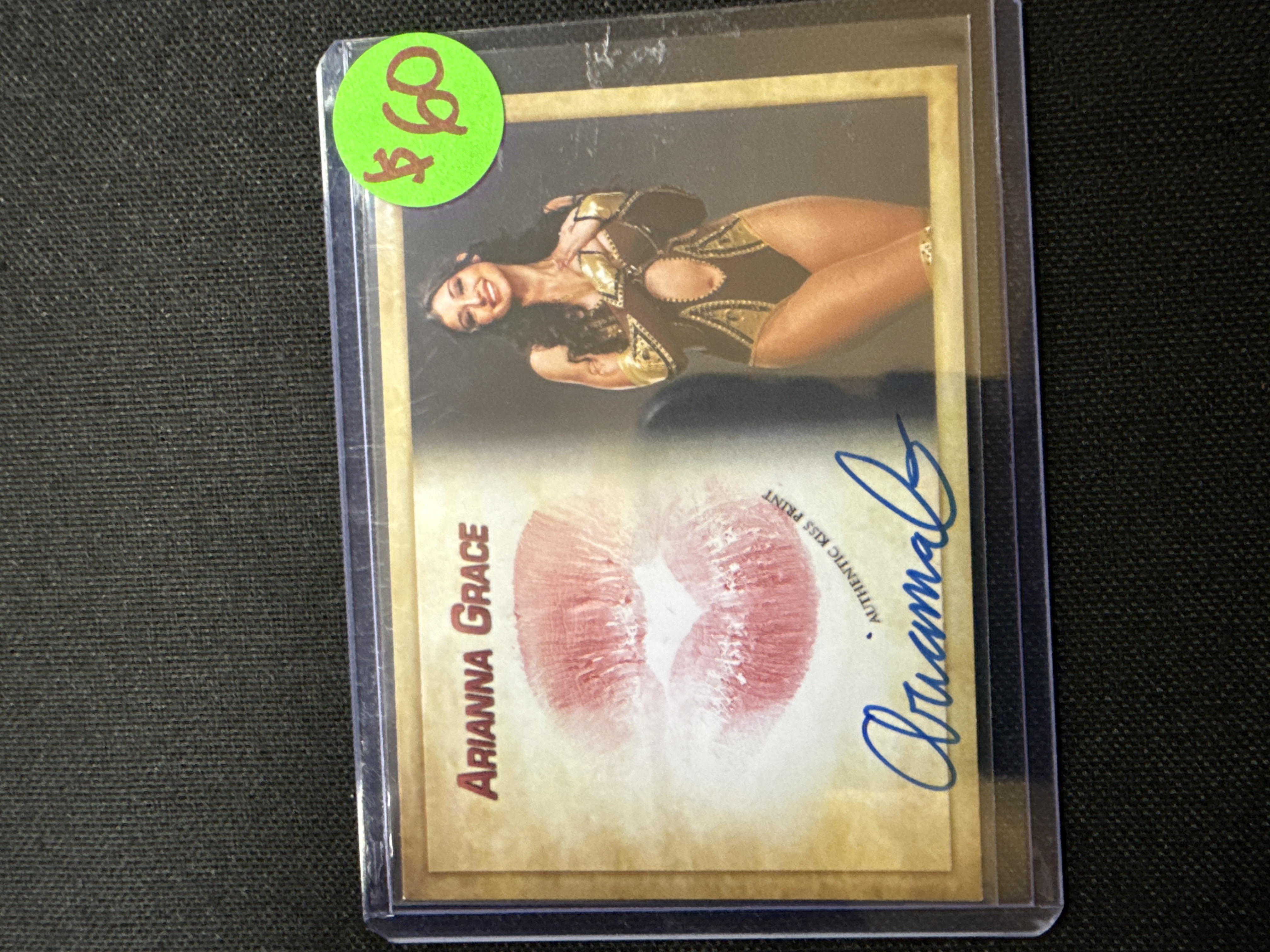 2025 Collectors Expo Arianna Grace Kiss Card