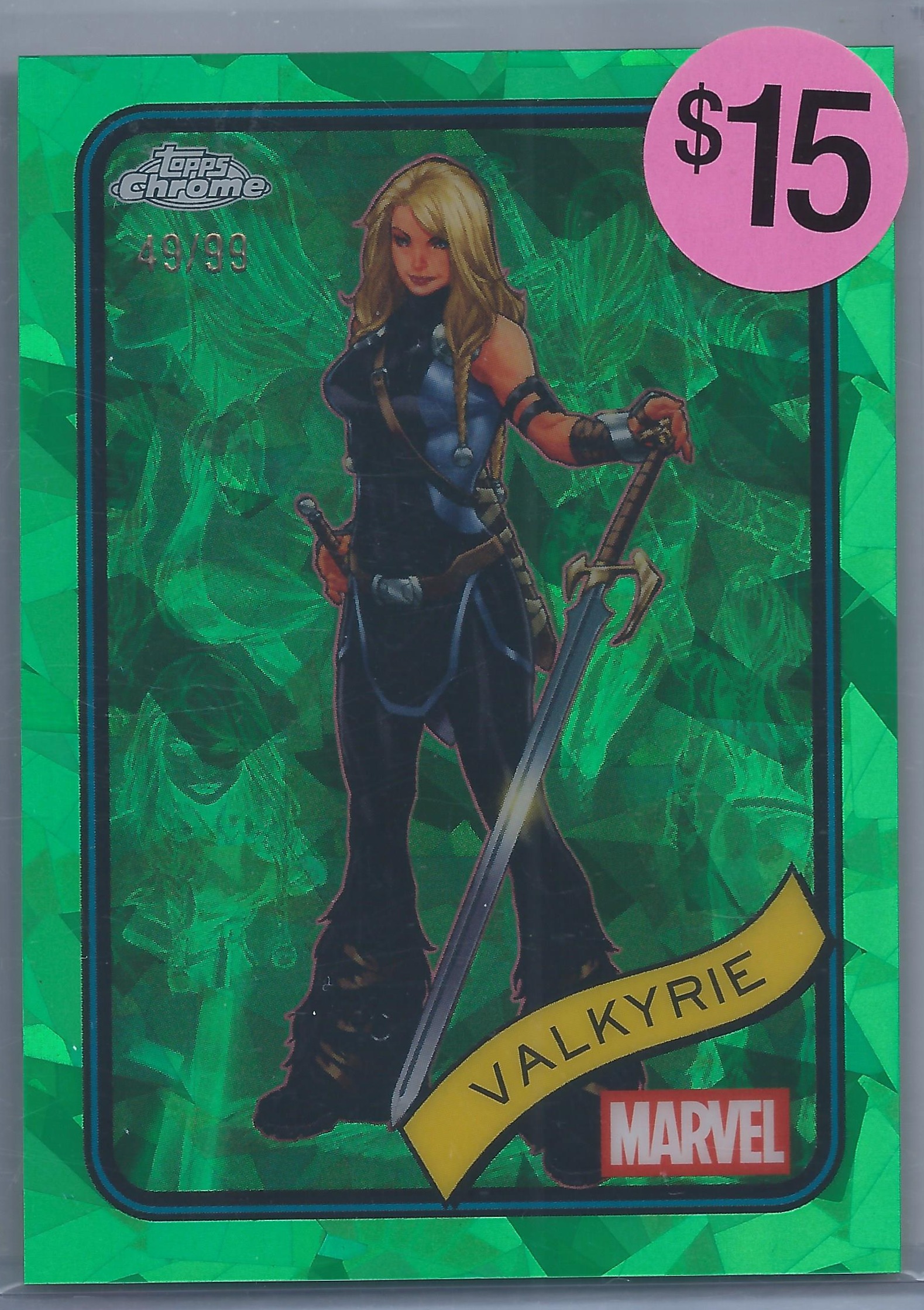 2025 Topps Chrome Valkyrie #187 (49/99)